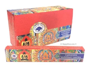 'Vajrayana Buddhist Tantra' Green Tree Incense Sticks 180gm (15g x12) 12 Packets - Picture 1 of 1