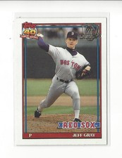 1991 Topps Desert Shield #731 Jeff Gray Red Sox