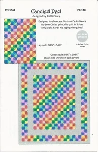 Candied Peel by Patti Carey PTN 1561 PC 178 Quilt Pattern 3 Sizes NEW - Picture 1 of 2