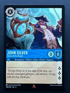 Disney Lorcana - John Silver, Terror of the Realm - Rare - Regular - 148/204 - Picture 1 of 1