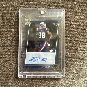 RHAMONDRE STEVENSON RATED ROOKIE AUTO #86 2021 PANINI CLEARLY DONRUSS - Picture 1 of 2