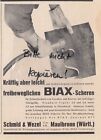 MAULBRONN, Werbung 1936, Schmid & Wezel GmbH Werkzeug-Maschinen-Fabrik BIAX