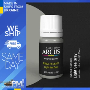 Arcus 562 Emaillefarbe USAF FS 36307 Light Sea Gray gesättigte Farbe 10ml - Bild 1 von 3