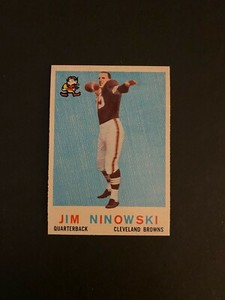 1959 TOPPS FOOTBALL #125  JIM  NINOWSKI   MINT