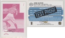 2016 Panini Donruss 1982 Design Test Proof Magenta /10 Jose Altuve #D82-25