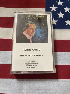 Vintage 1985 Perry Como The Lords Prayer Cassette Tape Sealed - Picture 1 of 6