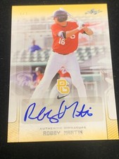 2017 Leaf Perfect Game National Showcase Blank Back Proof Gold - ROBBY MARTIN