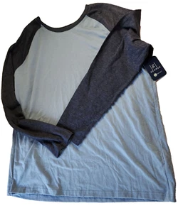 Men's Crew Neck Long Sleeve Tee By George 2XL/2XG Moisture Wicking Comfortable - Picture 1 of 7