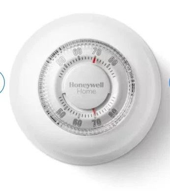 Honeywell CT87K Round Heat Only Non-Programmable Manual Thermostat - Image 1 of 2