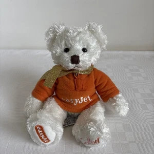 EasyJet Orsacchiotto Gulliver Russ in Arancione Maglione Peluche Giocattolo Morbido Alto 10”/26cm - Foto 1 di 13
