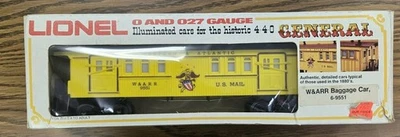 Lionel 6-9551 O Gauge Western & Atlantic BAGGAGE Car O.B. FOR THE GENERAL. - Image 1 of 4