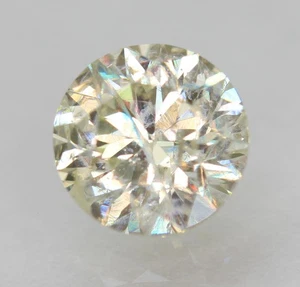 Diamante suelto natural brillante redondo J SI2 0,56 quilates J SI2 5,02 mm con VIDEO - Imagen 1 de 3