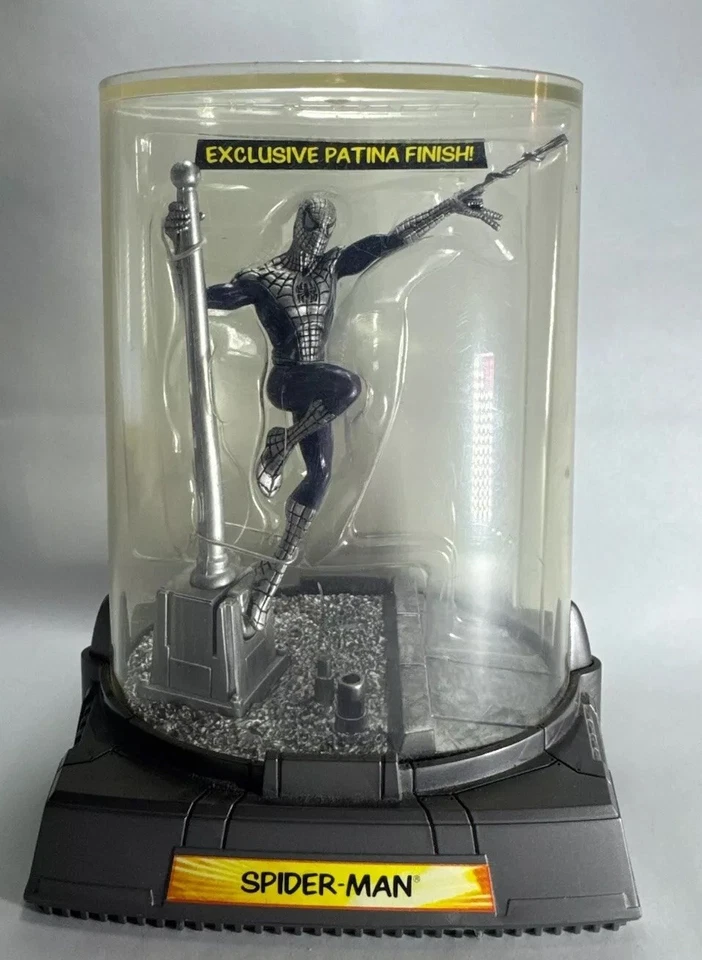 Marvel Spiderman Serie Titanio Die Cast Figura Exclusivo Juego Acabado Pátina 06  Foto 1 de 4