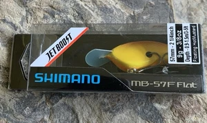 Shimano Macbeth Flat Crankbaits. MB-57F Flat. New. Hot Mustard - Picture 1 of 4