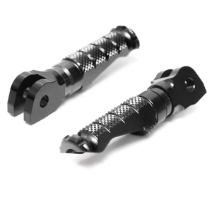 R-FIGHT Black Front Foot Pegs For Triumph Speed Triple R / RS 17 18 19 - Picture 1 of 6