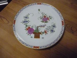 Piatto da parete piatto Meissen con decoro asiatico - Foto 1 di 12