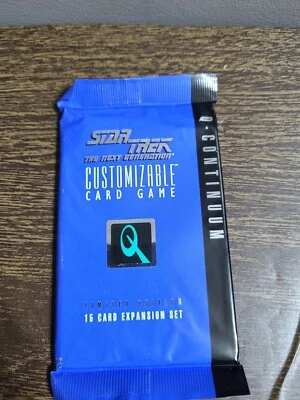 Q-Continuum Star Trek  Card Game  Booster Pack Limited Edition Sealed - Image 1 of 4