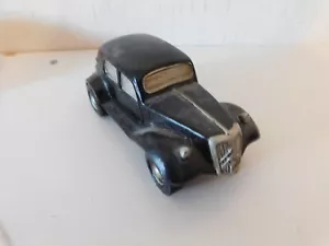 Polystone Old Car Black 5" - Picture 1 of 4