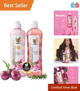 Natural Onion Biotin Rosemary Shampoo for Thicker, Longer Hair - 5.5x2.5x9.5 in - Picture 1 of 10