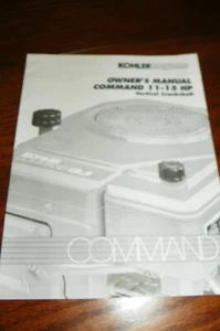 MANUALE OPERATORE COMANDO KOHLER - Foto 1 di 1