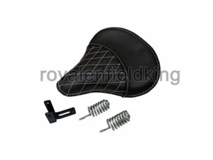 Compatible Avec La Moto Classic 500 Siège Avant Noir Pour Royal Enfield - Photo 1/9