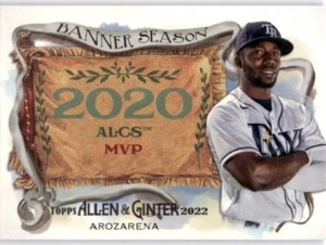 RANDY AROZARENA 2022 Topps Allen & Ginter Banner Seasons #BS-39 Rays - Picture 1 of 2