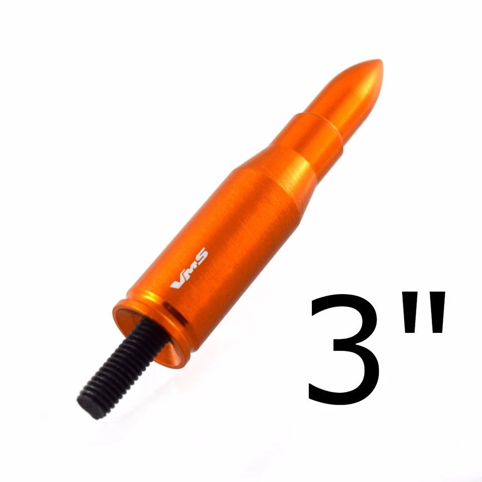 PARA FORD MUSTANG GOLD 223 CALIBRE 223 ANTENA CORTA RECHONCHA 3" AM FM 79-14 Foto 1 de 1