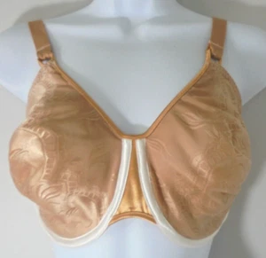 Bali Size 36DDD Seamless Underwire Bra 3544 Orange Tan Unpadded - Picture 1 of 15