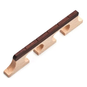 5-string Banjo Bridge Replacement Ebony and Maple - Picture 1 of 3