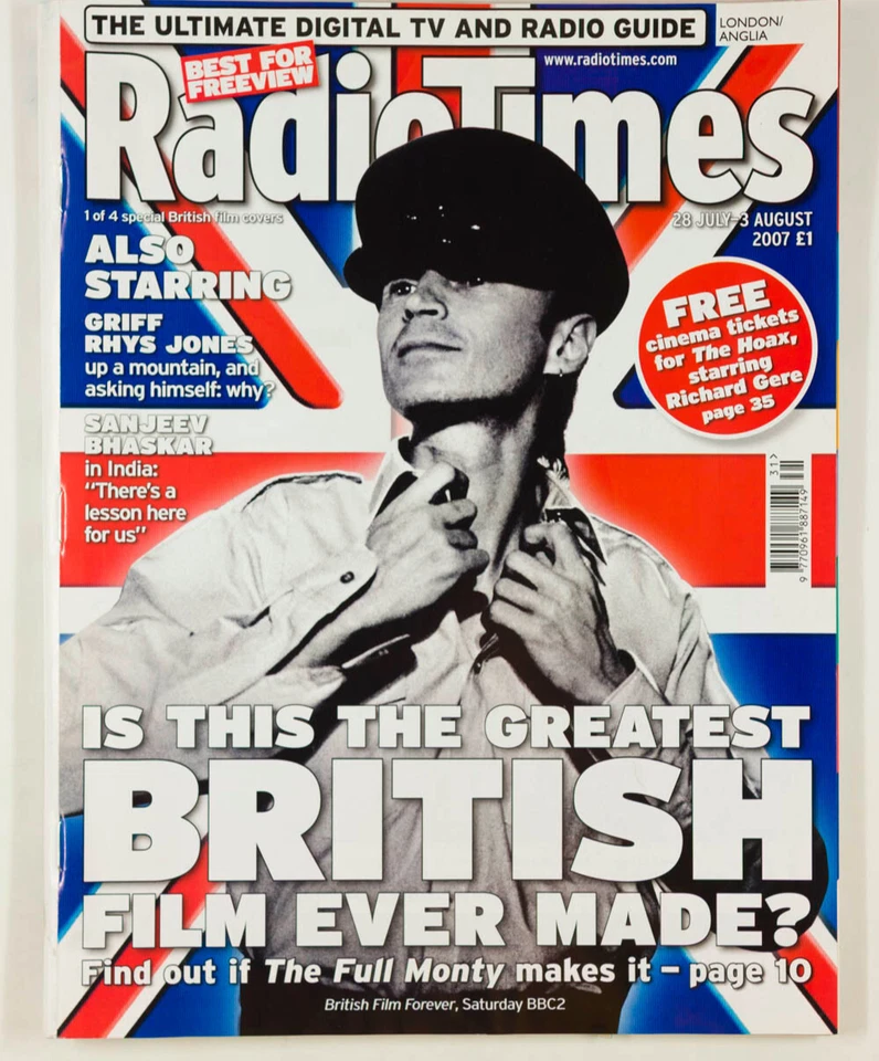 ROBERT CARLYLE GRIFF RHYS JONES SANJEEV BHASKAR RadioTimes magazine 28 July 2007 - Image 1 of 1