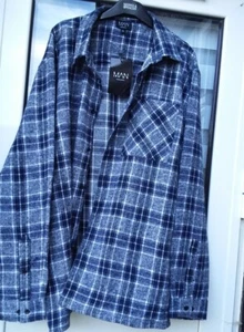 BOOHOO MAN BRUSHED COTTON SHIRT SIZE XL - Picture 1 of 4