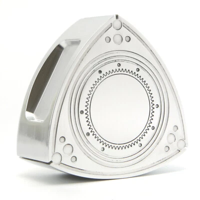 TAPA DE ACEITE PULIDA EN FORMA DE ROTOR / MOTOR ROTATIVO MAZDA RX7 RX8 100% ALUMINIO 9 oz Foto 1 de 4