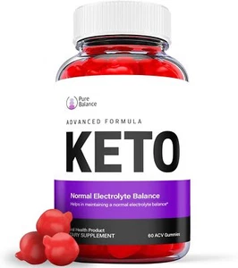 Pure Balance Keto Gummies- Pure Balance ACV Gummys Weight Loss OFFICIAL - 1 Pack - Picture 1 of 3