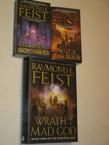 Darkwar Saga trilogy complete set pb/hc Raymond Feist RiftWar Midkemia rpg D&D - Imagen 1 de 7