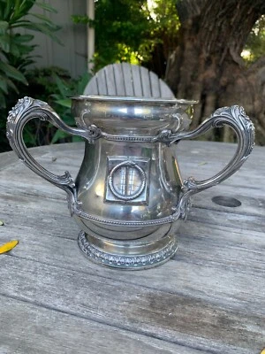 Gorham Sterling Trophy Yale, Snake and Book Club Orden Especial 1905 Foto 1 de 4