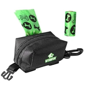 Dog Poop Bag Holder for Leash, Dog Waste Bag Dispenser with Pet Trash Bags - Picture 1 of 7