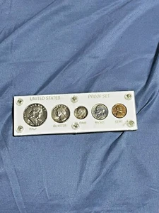 1955 United States Mint 5 Coin Proof Set in Capital Holder 90% Silver - Picture 1 of 2