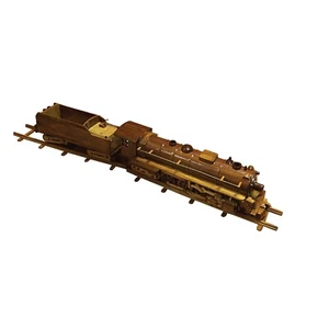 Hudson Train Mahogany Wood Desktop Trains Model - Picture 1 of 4