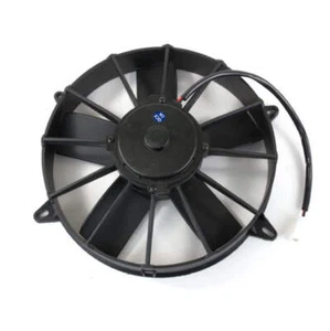 Pro Flow Universal Straight-Blade 11" Black Radiator Cooling Fan - Foto 1 di 2