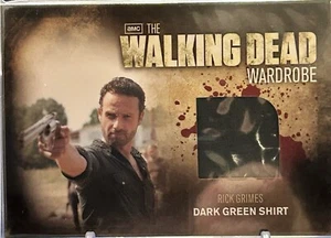 🔥💩Walking Dead “that Tough S.O.B “Officer Friendly RICK GRIMES” Wardrobe Card - Picture 1 of 2