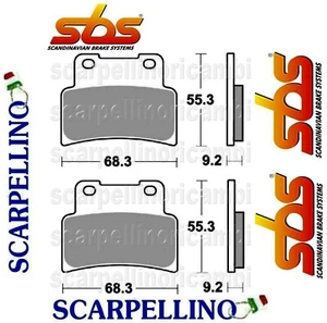 PASTIGLIE PASTICCHE FRENI SBS 214HF PER KYMCO XCITING I 400 2012-2015 - 6562140 - Imagen 1 de 1