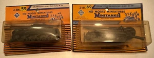 2 Vintage ROCO HO Model Miniatures - M36 Anti-Tank & M107 Self-Propelled Gun - Picture 1 of 2
