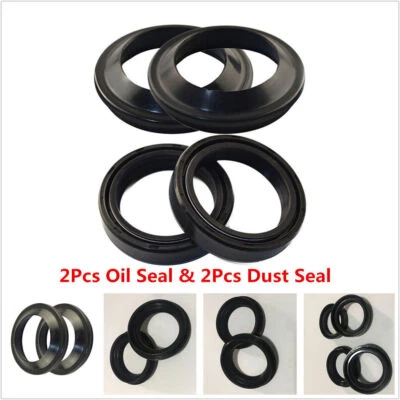 Motorcycle Front Fork Dust and Oil Seal For Honda Suzuki Kawasaki 41x53x8/10.5 - Image 1 of 4