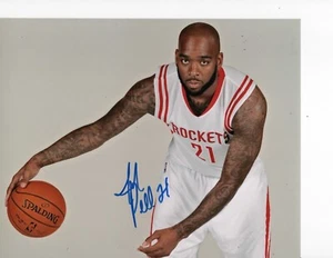 HOUSTON ROCKETS JOSH POWELL DRIBBLING SIGNED 8X10 - Picture 1 of 1