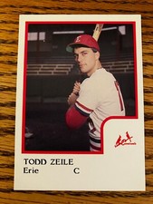 1986 Pro Cards Erie Cardinals Todd Zeile card