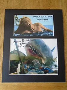 Autógrafo auténtico firmado genuino de Susan Backline Jaws - UACC / AFTAL. - Imagen 1 de 2