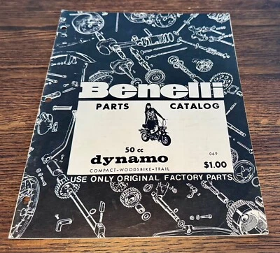 Руководство по запчастям Benelli Dynamo 50cc *оригинал новый из старых запасов* - Изображение 1 из 2