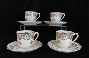 Taza y platillo Dresde Alemania estilo "Royal" Demitasse - Imagen 1 de 13
