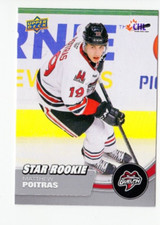 2021-22 Upper Deck CHL Matthew Poitras #377 Star Rookie Base Guelph Storm