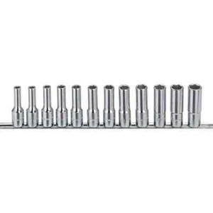 GENIUS TOOLS 12 PIECE 1/2" DR. SAE DEEP HAND SOCKET SET MADE IN TAIWAN 5/16-1” - Picture 1 of 5